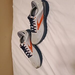 Brooks Adrenaline GTS 22 Road Running Shoes Silver Gray  Men 11